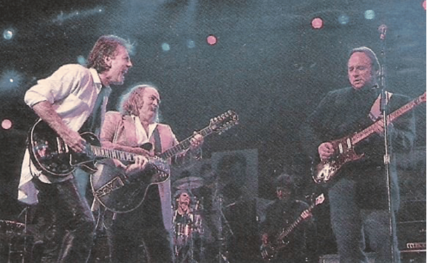 Crosby, Stills & Nash, Bristol, CT, August 5, 1988 Post feature image