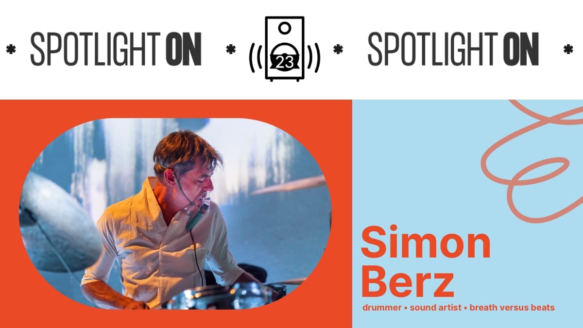 Simon Berz creates art with drums, sound, and trash - Transcript Post feature image