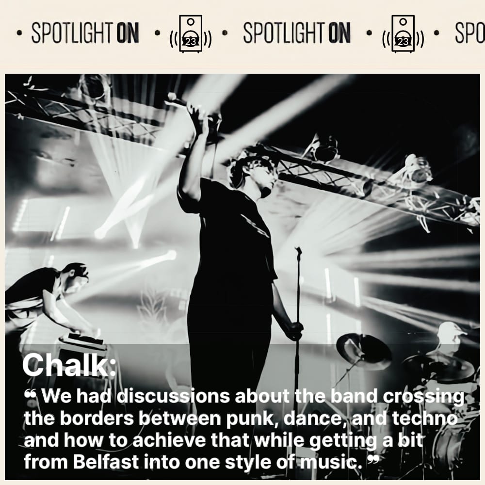 Chalk: a relentless and genre-busting band from Belfast -  Transcript Post feature image