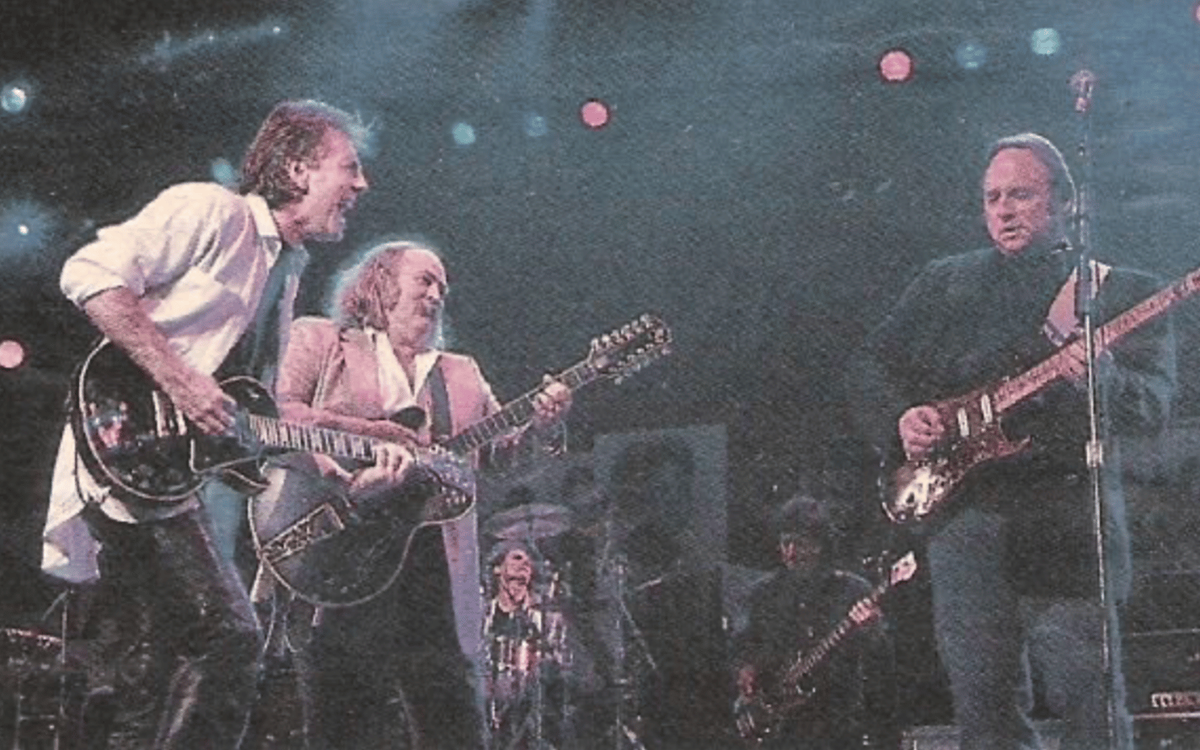 Crosby, Stills & Nash, Bristol, CT, August 5, 1988 Post feature image