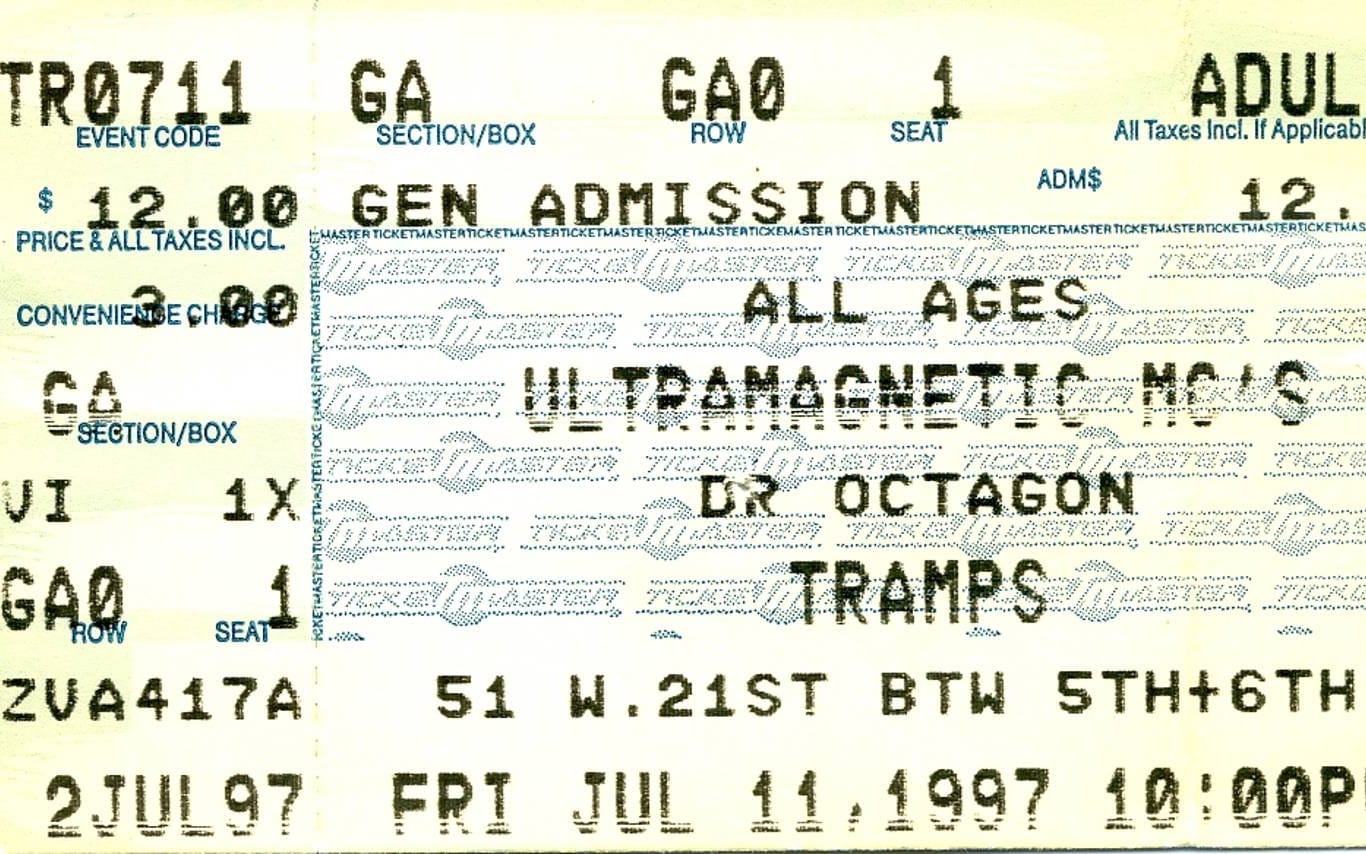 Ultramagnetic MCs / Dr Octagon, New York, NY, July 11, 1997 Post image